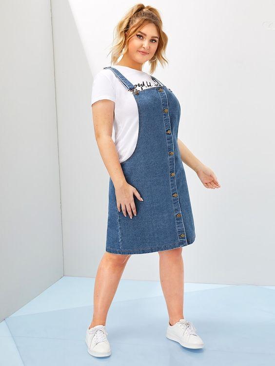 Plus Size Stella Denim Overalls | Plus size overalls outfit, Overalls plus  size, Overalls outfit