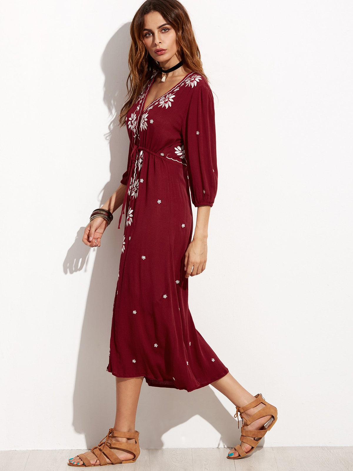 Red Long Dress - Boho Buys