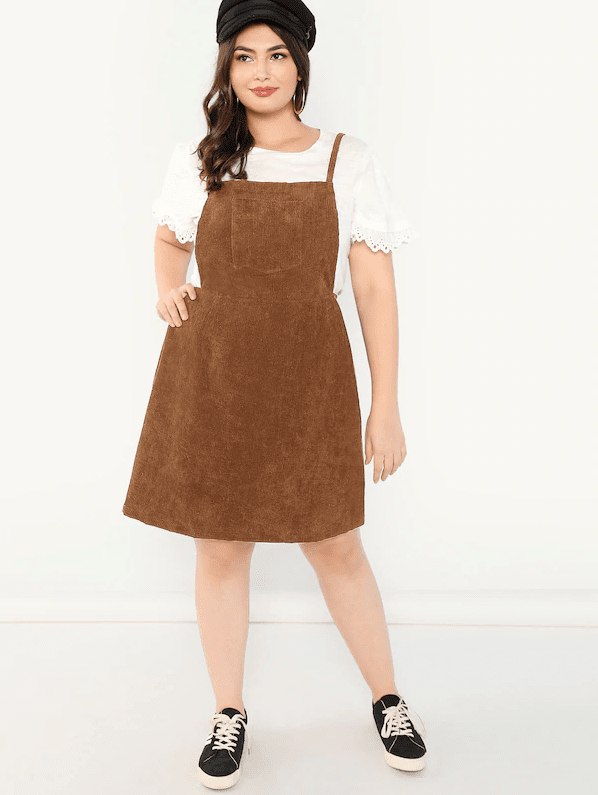 Boho pinafore dress best sale